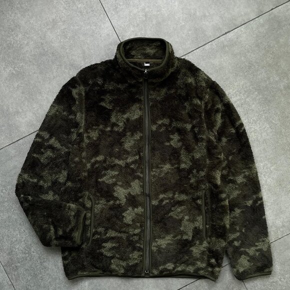 Jackets & Blazers - Cozy Olive Green Fleece Jacket